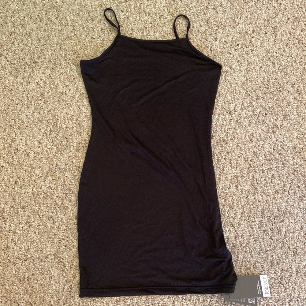 NWT black slimming dress
